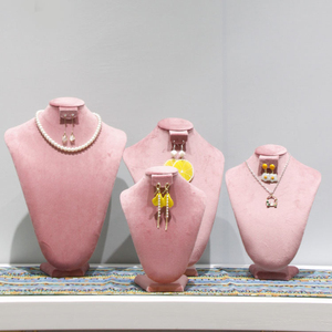 Window Table Top Advertising Display Pendant Chain Necklace Display Stand Jewellery Counter Store Dummy Neck Mannequin <b>Jewelry</b> - Product Image 6