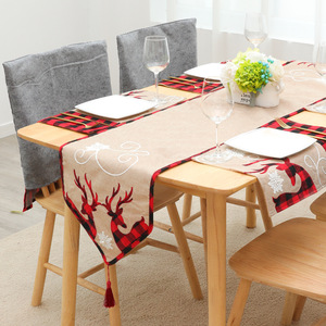 buffalo plaid table runner