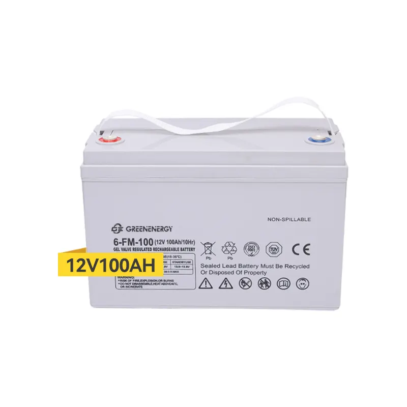 Năng lượng xanh Chất lượng cao chu kỳ sâu slead chì axit pin 12V 60Ah 100Ah BATTERIE năng lượng mặt trời Gel pin 12V 200AH