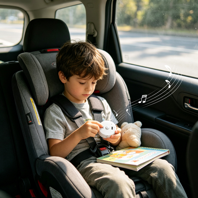 Portable Voice Player for Road Trips Pre Loaded Audio Keeps Children Entertained Without Screens on the Go