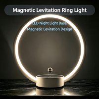 Lampe à lévitation magnétique circulaire 10-15 mm, lampe de chevet à lévitation, cadeau personnalisé fait main, multicolore, simple