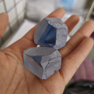 นาโนซิทัลสีน้ำเงินน้ำแข็งแบบหยาบ ไม่ผ่านการตัดแต่ง # วัตถุดิบนาโนสังเคราะห์สี A144 สำหรับทำสร้อยคอและกำไลข้อมือ - Product Image 5