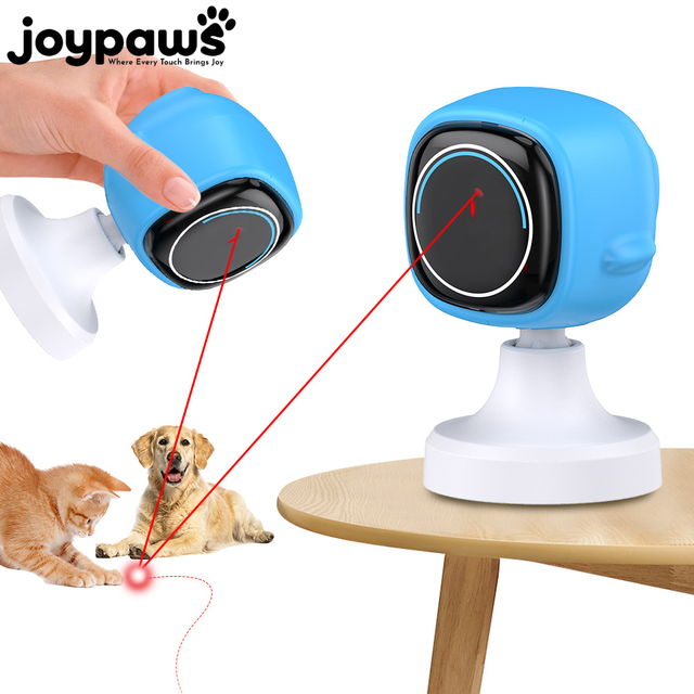 Customization Eco Friendly Durable Rotatable Angle Two Speed Dual Power System Interactive Laser Cat Toy For Cats Dogs