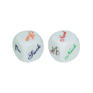 Dado de acrílico personalizado para juegos de apuestas <span class=keywords><strong>sexuales</strong></span>, con logotipo grabado por transferencia térmica, 25mm, bajo MOQ - Product Image 3