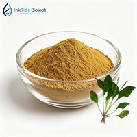 Extrait de plantain pur en vrac à 2 % d'Aucubine, extrait d'herbe de Plantago Asiatica pour formule de soin nutraceutique
