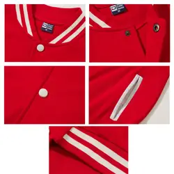 Logo personnalisé plaine hommes Versity <span class=keywords><strong>College</strong></span> Vestes en gros blanc Varsity Vestes Usa Taille Letterman Varsity <span class=keywords><strong>Jacket</strong></span> - Product Image 5
