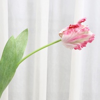 Fleur artificielle haut de gamme en plastique Hangbin, modèle Tulipe Papillon, pour décoration intérieure, salon, mariage, extérieur et accessoires de photographie, moulée par injection