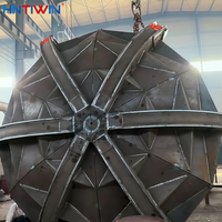 HNTIWIN Usine chinoise CE Grappin mécanique multi-pétales pour déchiquetage de matériaux 10m³ pour la manutention de minerai et de matériaux en vrac