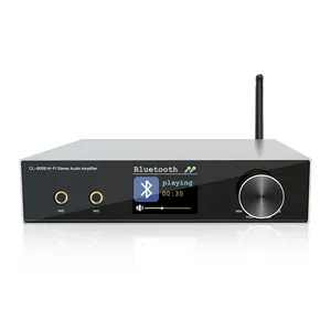 Mini AMPLIFICADOR DE POTENCIA DE Karaoke profesional estéreo para el hogar más barato Audio BT 5,0 con entrada de fibra óptica USB RCA HDM I ARC LAN