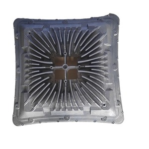 Disipador de Calor Redondo de Aleación de Aluminio, Fundido por Gravedad, Componente de Disipador de Calor LED, Acabado Gris - Product Image 4