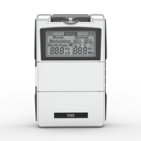 Appareil TENS professionnel pour soulager la douleur, rechargeable, 2 canaux, 12 programmes avec intensité et minuterie réglables