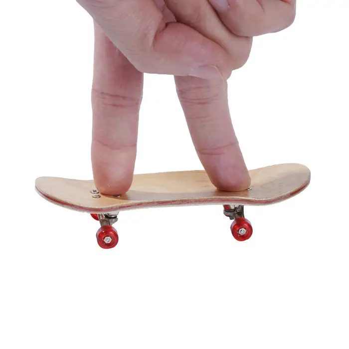Biểu Tượng Tùy Chỉnh Gỗ Boong Ban Ngón Tay Skateboard Skate Xe Tải Fingerboard Với Sàn Bánh Xe Xe Tải