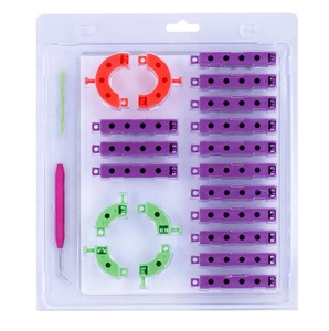 Juego de telares circulares para máquina de tejer en casa, telares redondos de plástico - Product Image 1