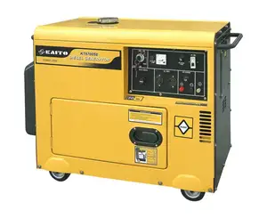 Siêu im lặng Máy phát điện diesel 6KW 6KVA 50/60Hz điện xách tay Máy phát điện Máy phát điện đặt genset generador