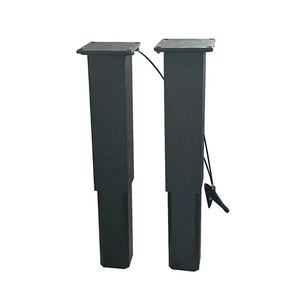 आधुनिक वर्ग तह टेलीस्कोपिक एल्यूमीनियम हाइड्रोलिक स्टैंड अप डेस्क फर्नीचर तालिका ऊंचाई समायोज्य धातु तालिका पैर - Product Image 2