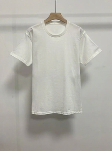 Camisetas unisex de manga corta para hombre y mujer, 180 gsm, algodón semi-combed, venta al por mayor de fábrica. - Product Image 3