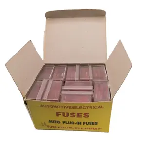 Hight quality 100pcs medium standard car automatic blade fuse 5A 7.5A 10A 15A 20A 25A 30A