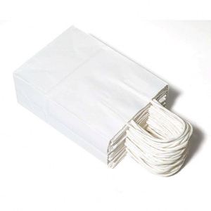 ถุงกระดาษคราฟท์รีไซเคิลพิมพ์โลโก้ตามสั่ง พร้อมหูหิ้ว สำหรับโฆษณา - Product Image 6