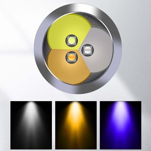 Siêu sáng ba màu (Trắng/Tím/UV) nguồn ánh sáng thép không gỉ đồ trang sức kiểm tra đèn pin cho đá quý thử nghiệm và tự làm - Product Image 4