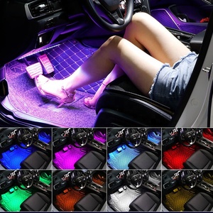 18 Led trang trí môi trường xung quanh chuỗi ánh sáng giao hưởng Led Xe bầu không khí đèn kiểm soát ứng dụng RGB bầu không khí ánh sáng cho Led Xe - Product Image 6