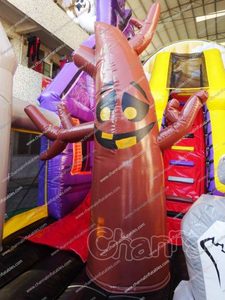 Toboggan gonflable Maison de sorcière Halloween Fantôme Personnaliser Château sautant pour enfants Toboggan gonflable pour trampoline - Product Image 6