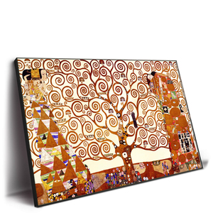 Opera d'Arte di Gustav Klimt 'Il <span class=keywords><strong>Bacio</strong></span>', <span class=keywords><strong>Dipinto</strong></span> a Olio Classico Personalizzato su Tela per Decorazione Murale Moderna del Soggiorno - Product Image 6