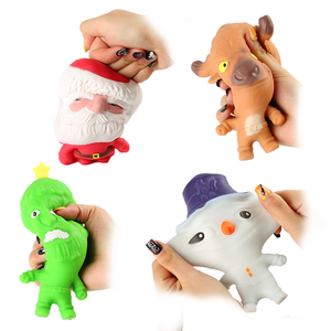 Creative Stress Relief TPR <b>Squishy</b> Stretch Sand Filled 14cm Christmas Snow Monster Squeeze Toy CE/CPSIA/ISO9001 Certified - Product Image 6