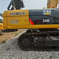 Excavatrice minière d'occasion CAT336D 36 tonnes à bas prix, pièces d'origine, support pour test de machine par un tiers, documents d'exportation complets