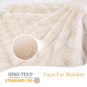 Chăn lông cừu giả hai mặt sang trọng, mềm mại, ấm áp, siêu mềm mại, họa tiết nhuộm tie dye, dùng cho mùa đông - Product Image 2