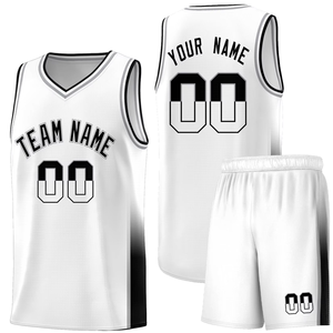Uniforme de baloncesto de sublimación de tinta, clásico, de secado rápido, camiseta de baloncesto en blanco, 100% poliéster, uniformes de baloncesto de secado rápido. - Product Image 3