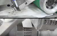 Welldone Machine à serviettes hygiéniques intelligente avec système d'inspection par vision Machine entièrement automatique de fabrication de serviettes hygiéniques