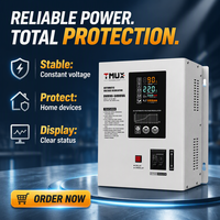 Régulateur de tension automatique à commande par relais pour climatiseur, entrée 90V, démarrage basse tension, TMB 5KVA 10KVA