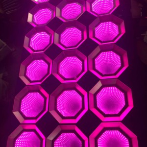 3D Bảng điều chỉnh cao cấp <span class=keywords><strong>LED</strong></span> gương-trang trí độc đáo vô hạn phản ánh tường gương cho Câu lạc bộ đêm, bar, khách sạn & Home - Product Image 5