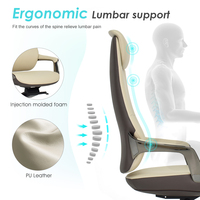 Chaise de bureau de direction en cuir de luxe à dossier haut, base en aluminium, pivotante, pour PDG et cadres