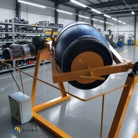 Mélangeur et Tambour Rotatif Industriel BANMO ZT-0380 0,75 kW avec Moteur ARC à Réducteur 70 pour Fûts en Plastique ou Acier de 50L à 80L