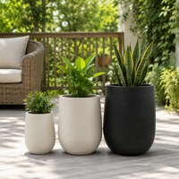 Grandes jardinières d'extérieur, pots de fleurs pour fleurs et plantes, jardinières au sol, maceteros grandes exterior