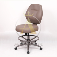 Chaise de croupier de casino en cuir texturé, chaises modernes pour machines à sous, chaise de poker