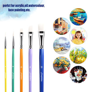 Juego de pinceles de pintura acrílica para niños principiantes, herramientas de arte personalizadas para artistas, pintura acrílica, pinceles de arte para óleo y acuarela - Product Image 2