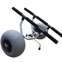 Chariot de kayak style tendance avec roues gonflables pour kayak, chariot gonflable pour plage
