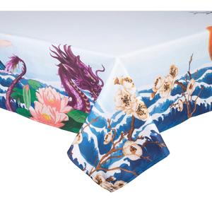 Tovaglia Excelsa Fuji in cotone 140x180 cm multicolore con design decorativo - Product Image 2