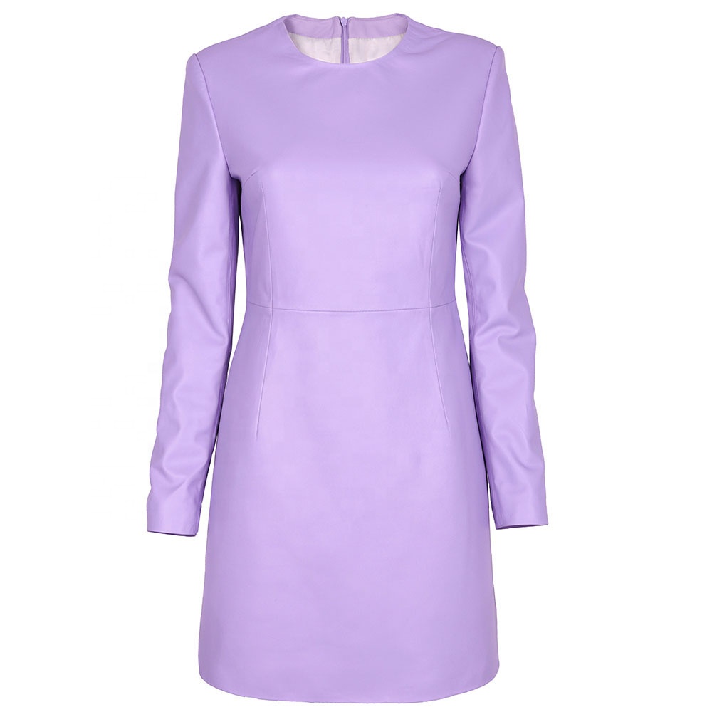 knee length dresses for ladies Nova Halter Gown in Purple main image 0