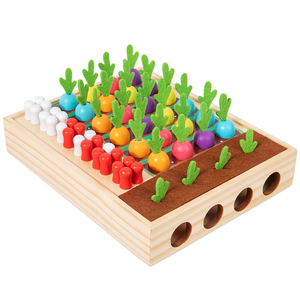 Gioco da Tavolo in Legno per Bambini con Carote Nascoste, Gioco di Memoria Interattivo - Product Image 4