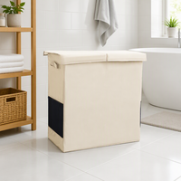 Panier à linge pliable en tissu Oxford 600D, grand format, avec poignées, robuste, capacité supérieure à 35L