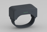 Bracelet de cheville GPS étanche IP68 en plastique personnalisé avec fonction SOS et conception anti-démontage pour les détenus en assignation à résidence