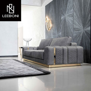 أثاث غرفة المعيشة الفاخرة أحدث تصميم عالية الجودة مريحة Nubuck أريكة النسيج <span class=keywords><strong>3</strong></span> مقاعد أريكة - Product Image 2