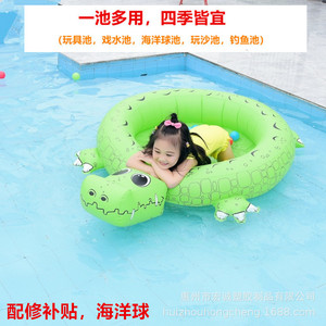 Inflatable Ladybug Ball Pit For Kids Outdoor Play Pool With Ocean Balls 3-6 Years Old PVC Round Shape Home Use - Product Image 3