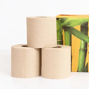 100% Bamboo Custom Design Printed Toilet Paper Tissue Paper Roll