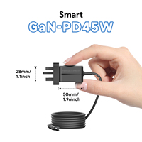 Adaptor Daya Dinding OEM PD 45W USB-C untuk Sistem POS, Chromebook, Peralatan Medis, Mini PC, Router, Modem, Perangkat Pintar