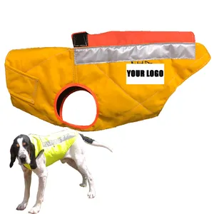 Köpekler için sürdürülebilir yaz mont katı desen koruyucu köpek ceketler yelek evcil hayvanlar için klasik LH FIBER avcılık malzemeleri