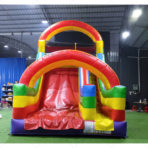 Castillo Hinchable para Fiestas al Aire Libre, Tobogán Seco para Niños, Tobogán Acuático Hinchable para Exteriores - Product Image 3